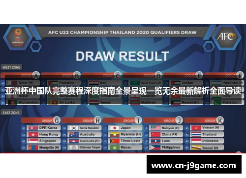 亚洲杯中国队完整赛程深度指南全景呈现一览无余最新解析全面导读